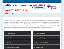 Tablet Screenshot of benefitsforalliance.com